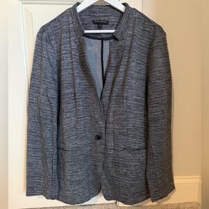 Banana Republic Charcoal Knit Blazer
